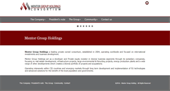 Desktop Screenshot of mg-holdings.com